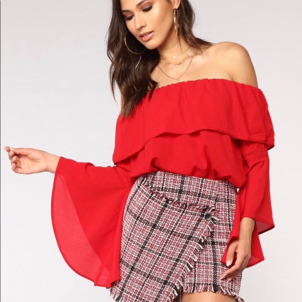 Off yeh shoulder blouse